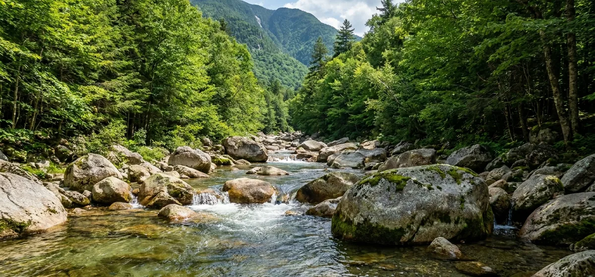East Branch of the Ausable River in Keene, New York