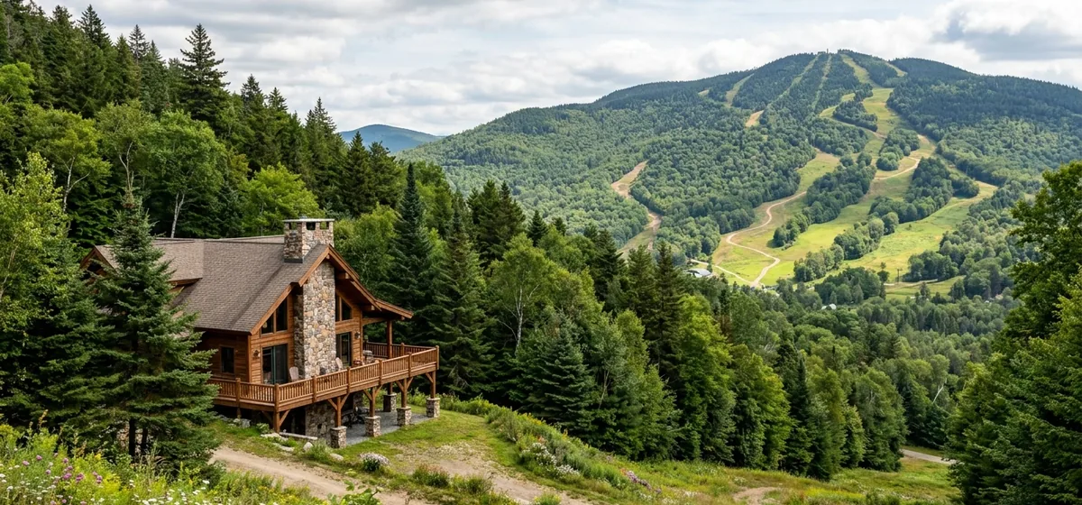 Adirondack chalet near Whiteface Mountain in Wilmington, New York
